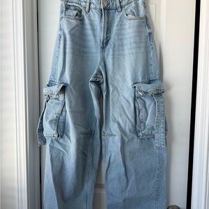 Cotton On Light Blue Boyfriend Super Baggy Jeans
